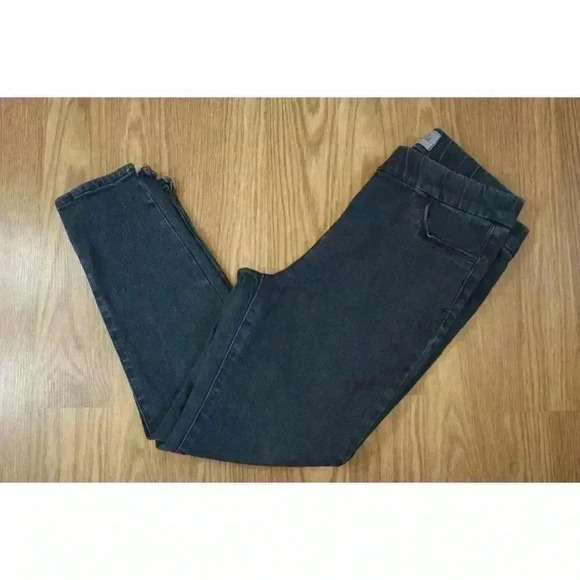 Aeropostale Bree High-Rise Cropped Jeggings, Size Large, Dark Wash - Picture 4 of 16